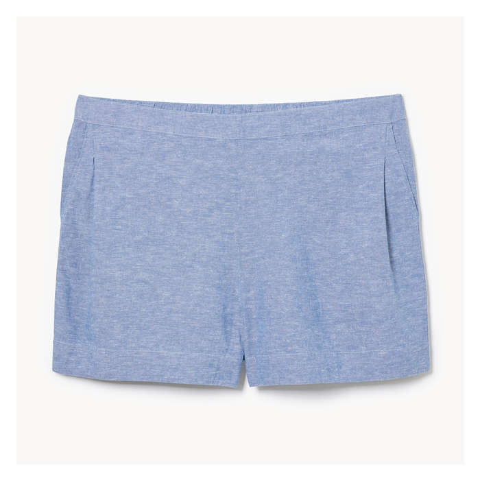 Women+ Linen Blend Pull-On Short